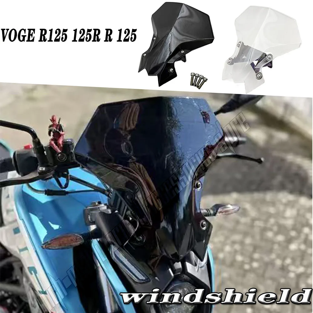 

For VOGE R125 125R R 125 Motorcycle Accessories Windshield Fairing Windscreen Baffle Wind Deflectors For VOGE R125 2018-2025