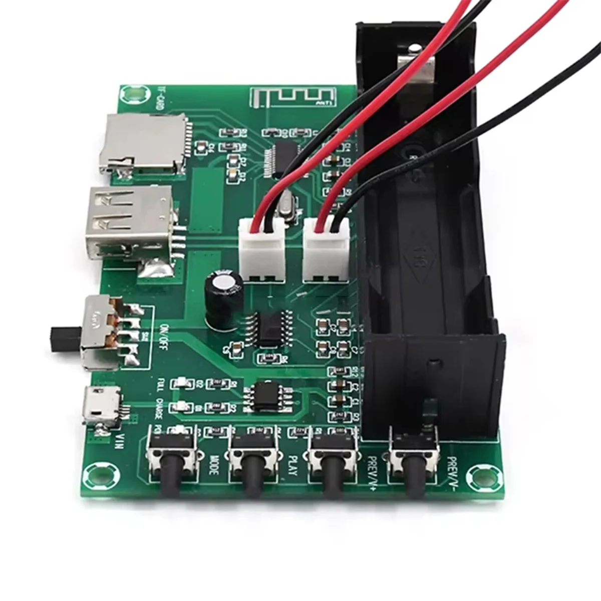 XH-A150 PAM8403 Mini Bluetooth Amplifier Audio Board 5Wx2 Lithium Battery Sing Machine USB TF-Card Dual Channel Speaker