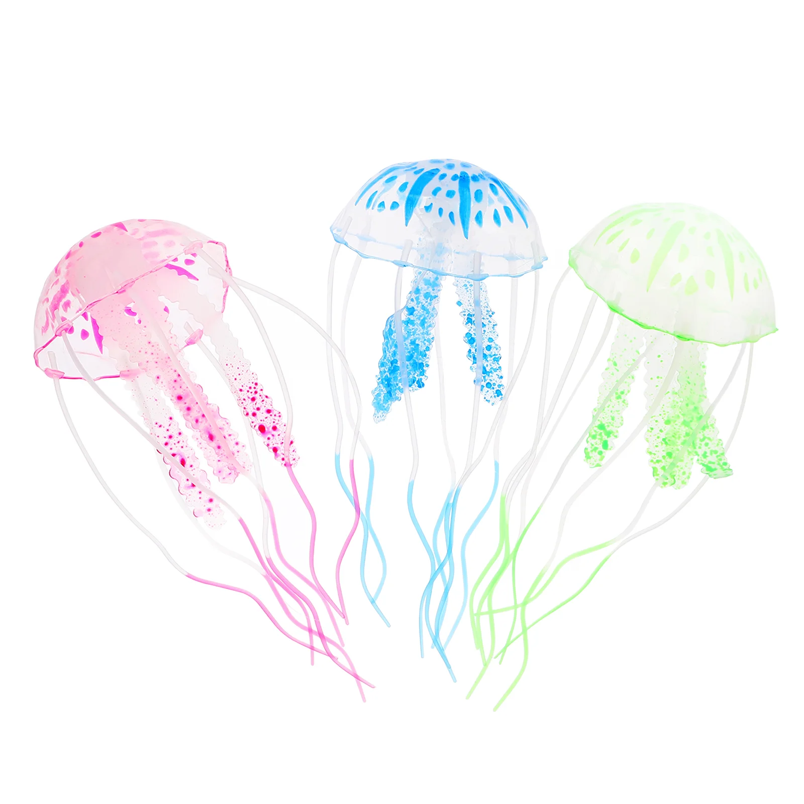 

3 Pcs Aquarium Decorations Small Jellyfish Tank Simulation Marine Model Animals Other Supplies Ocean Cognitive Toy