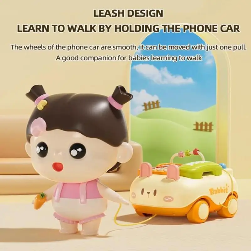 Jouets téléphoniques musicaux en anglais pour bébés, apprentissage précoce, téléphones musicaux de dessin animé, jouets éducatifs pour enfants