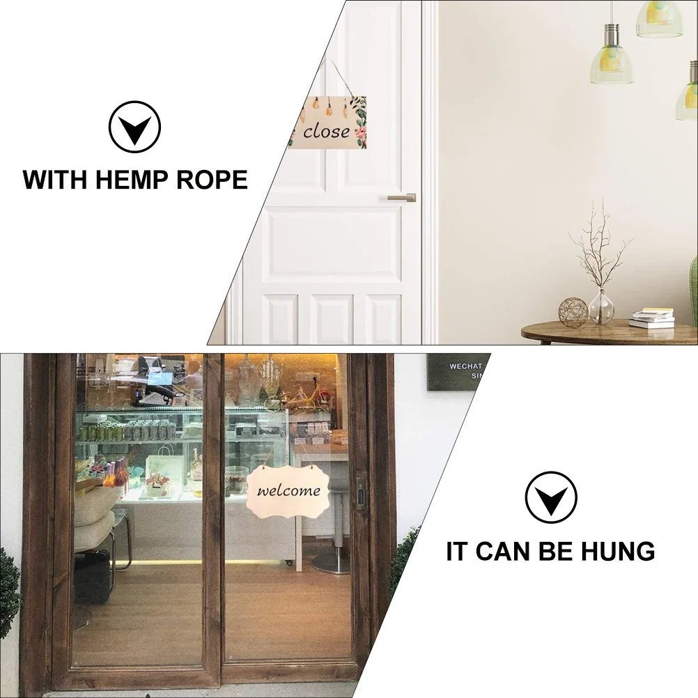 

8 Pcs Wood Cutout Door Sign Unfinished Slice Home Decor Craft Project DIY Hanging nament House Warm Welcome Art