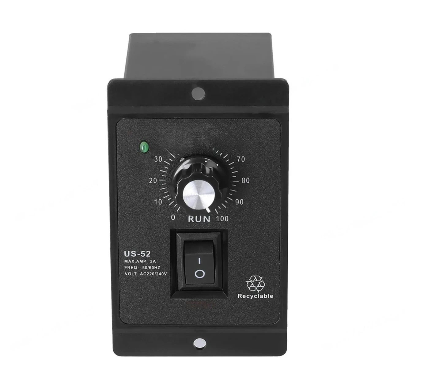 High Power AC Motor Speed Controller US52 Micro AC Motor Speed Regulator with Control Switch Speed Governing Drive Device