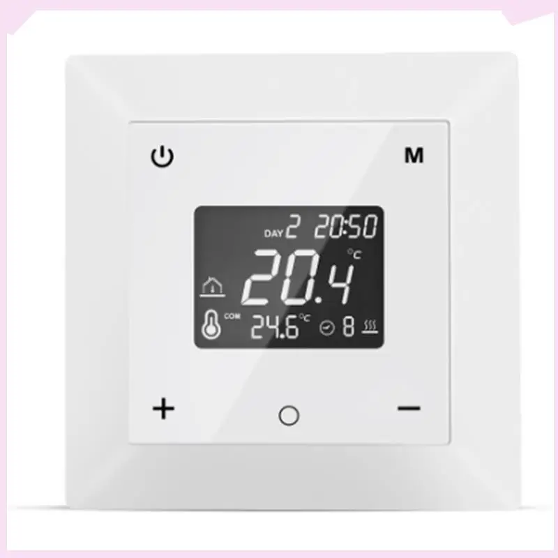 B24B Smart Tuya WIFI Temperature Controller LED Screen AC 220V 16A Temperature Controller Forelectric Underfloor Heating Thermos