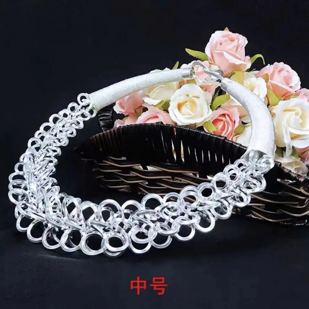 Nieuwe Guizhou Miao en Dong zilveren kettingaccessoires voor vrouwelijke etnische minderheidsdansvoorstelling met puur handgemaakt