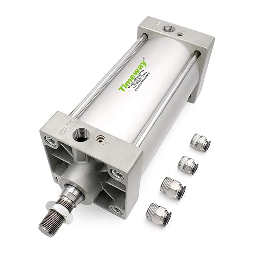 Pneumatic Air Cylinder SC 100 x 150 PT 1/2  Aperture 3.94 Inches (100 mm) Stroke 5.9 Inches (150 mm) Dual Action 1 Mpa