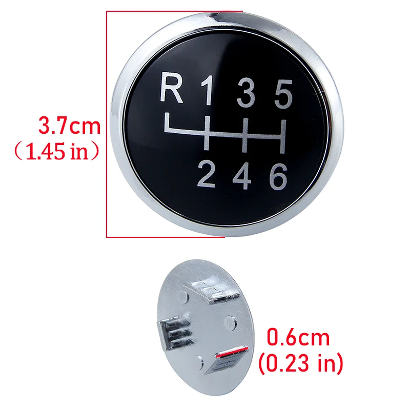 5 / 6 Speed Car Gear Lever Shift Knob Cap Cover For Volkswagen VW Passat B5 1998-2002 2003 2004 Gear Lever Stick Shift Knob Head