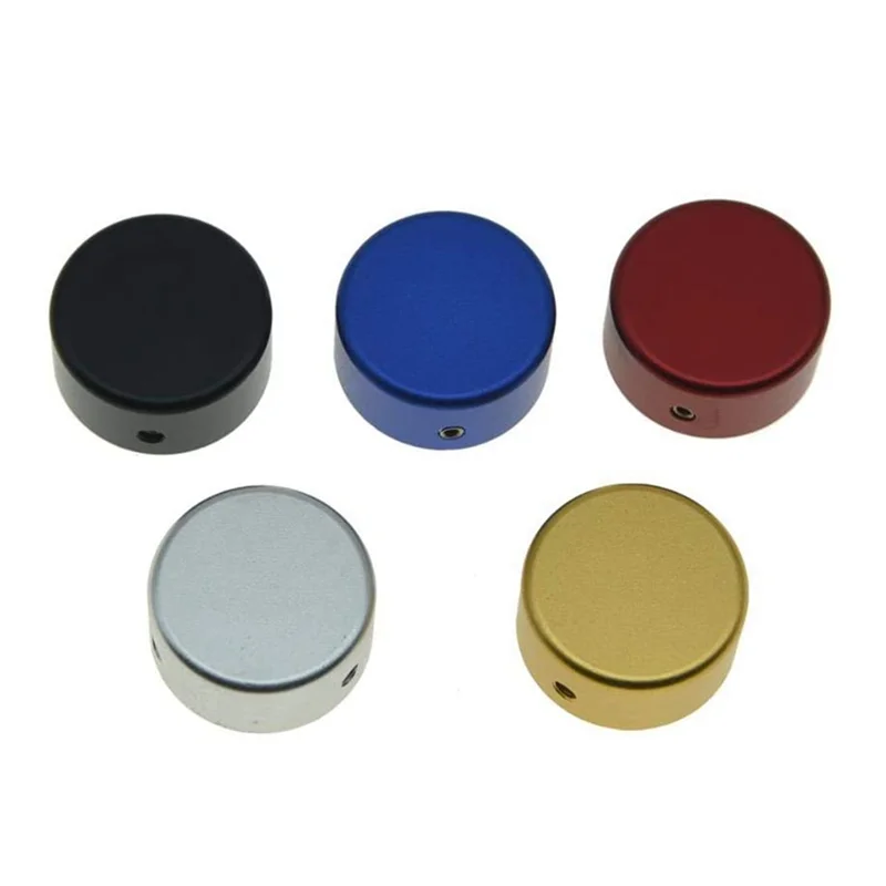 

A89E-Metal Guitar Effect Pedal Footswitch Toppers Effect Foot Nail Cap Aluminium Pedal Protection Cap with Multi Colors