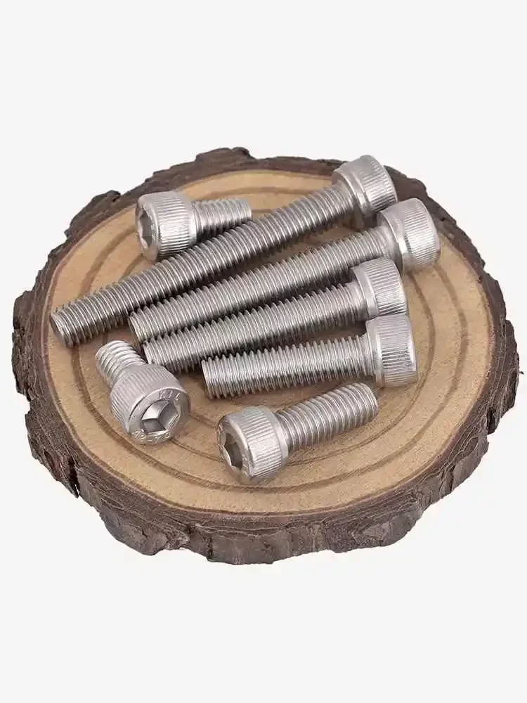 M5-M20 304 Stainless Steel Hex Socket Head Bolts Cylindrical Head Hexagonal Screws for Secure Fastening in Industrial & Outdoor