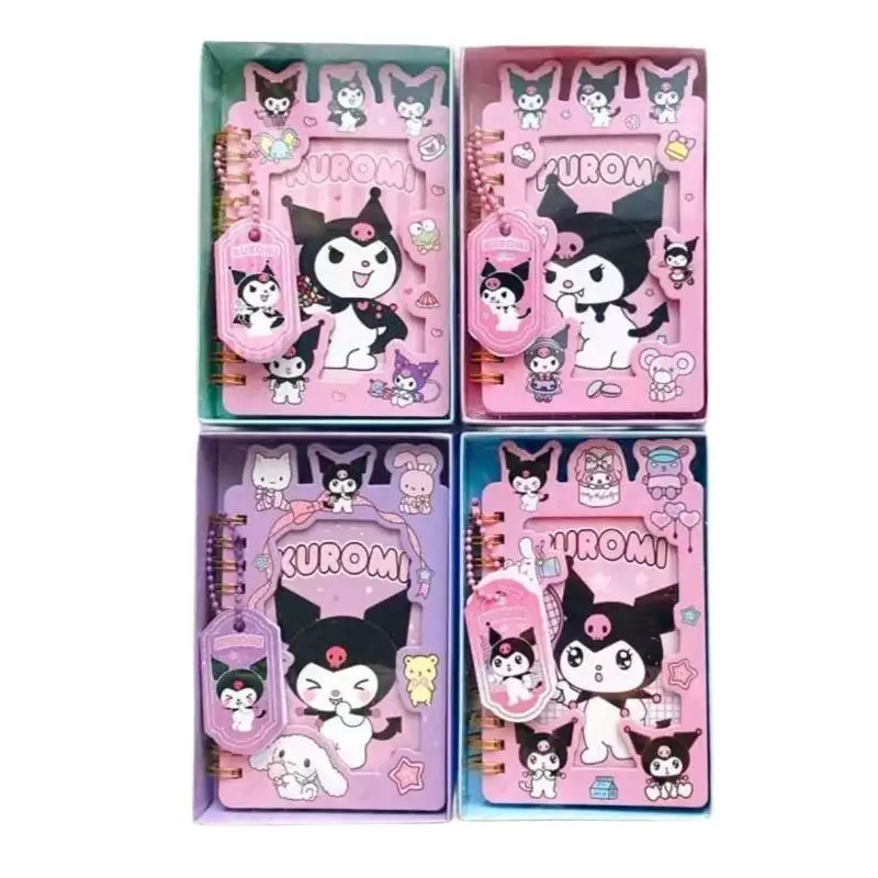 Sanrios anime kawaii cinna moroll meine melodie kuromi kinder journal book book keeping book mini buch student notizbuch studie briefpapier