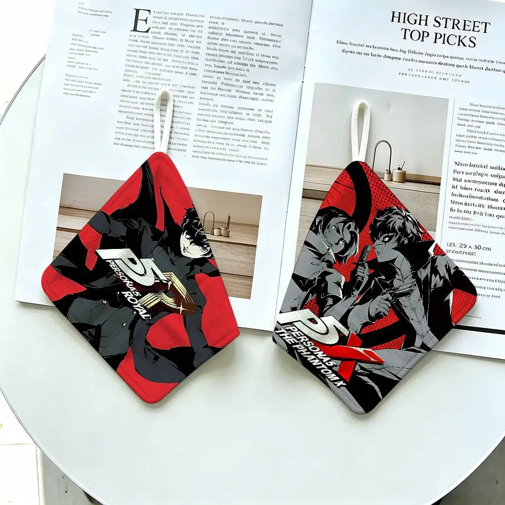 vintage Game P-PersonaS cool Hanging Kitchen Towel, Polyester Cotton Material, Multipurpose Hand Wiping Towel for Family