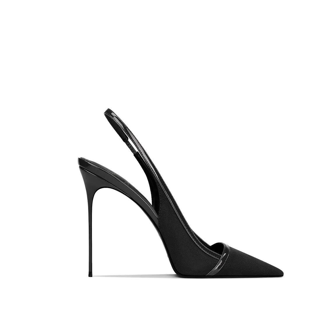 Women Khaki Suede Pointed Toe Thin Heel High Heel Sandals Premium Texture Versatile for Party Dress Elegant Fashion view 6
