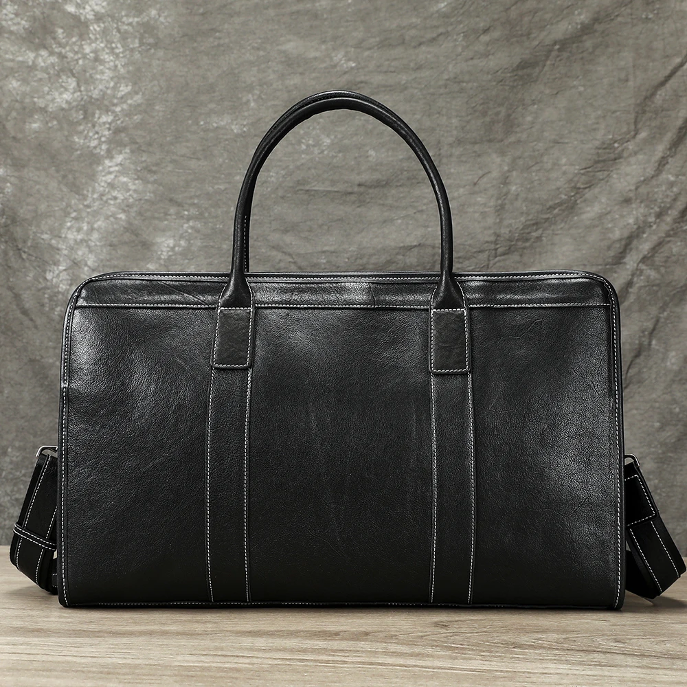 

WESTAL Men Travel Bag Leather Duffle Bag Large Vintage Genuine Leather Weekend Bags Man Hand Luggage Man Shoulder Bags Gym 7415