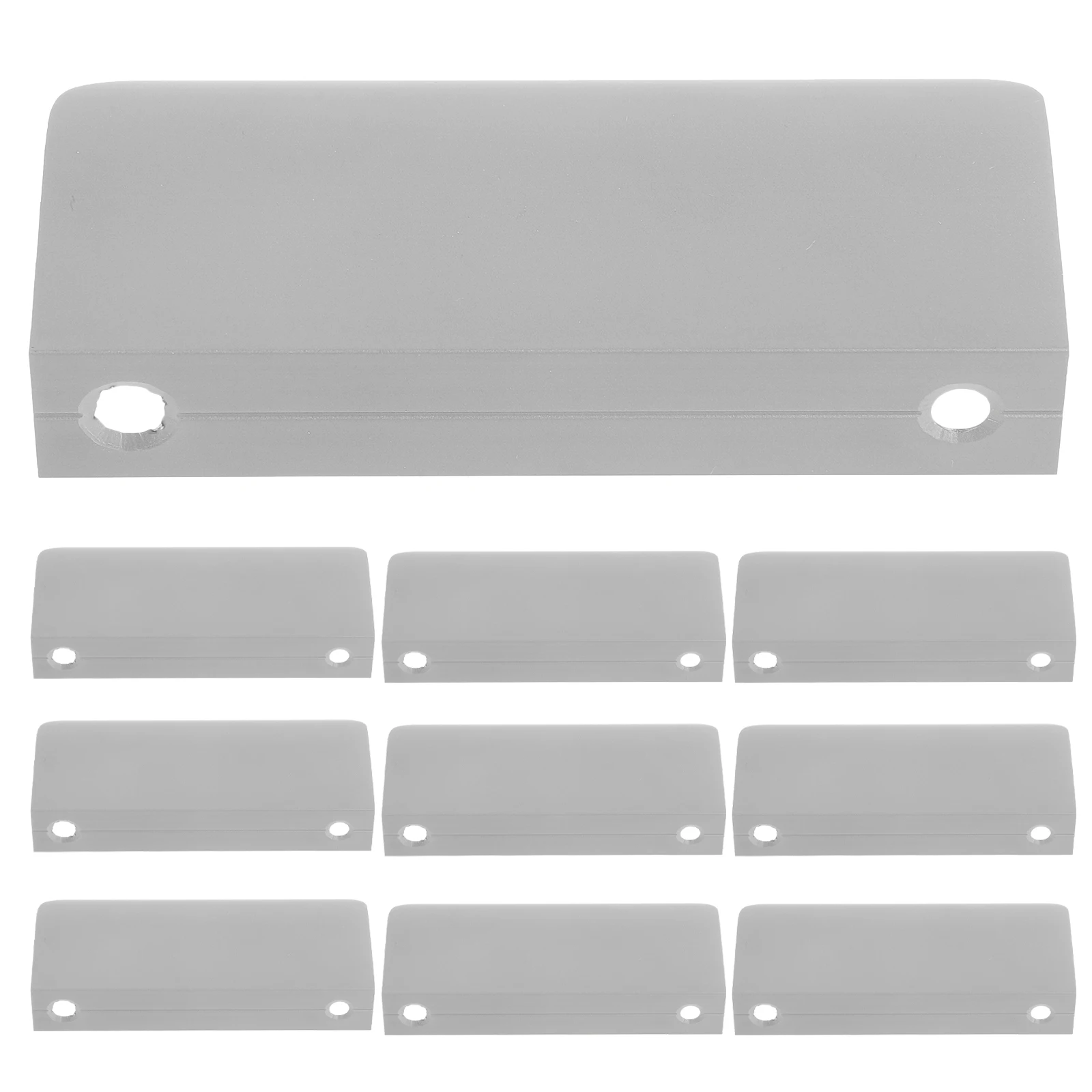 

10pcs Punch Free Door Handle Modern Cabinet Handles Drawer Pulls Space Gray 80mm Aluminum Alloy Furniture Grips