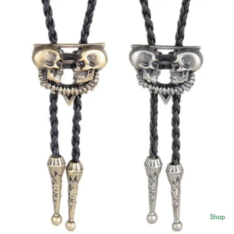 

Dropship Long Bolo Ties Women Neckwear Western Neckpiece Halloween Costume Accessories