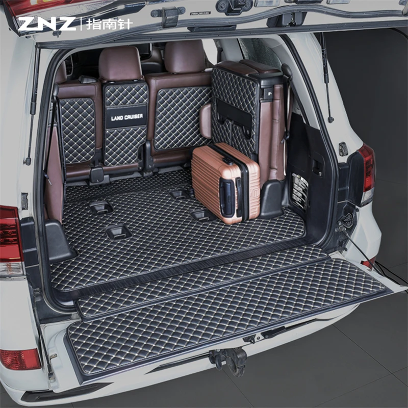 

For TOYOTA LAND CRUISER LC200 GX GXR VX VXR 2009-2021 Full Rear Trunk Tray Liner Cargo Mat Floor Protector Foot Pad Mats