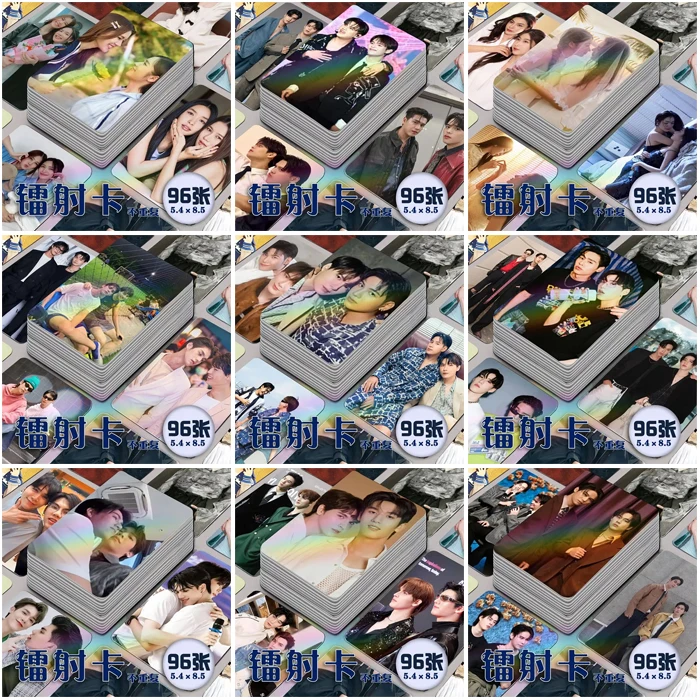 96pcs FortPeat Fayeyoko MosBank MarcPoon WinnySatang AndaLookkaew BrightWin SingtoKrist Perthsaint BKPP Laser Mini Card