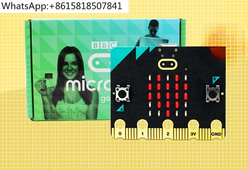 

Плата разработки Microbit micro: контроллер основной платы бит Программирующий робот на Python Стартовый комплект V2