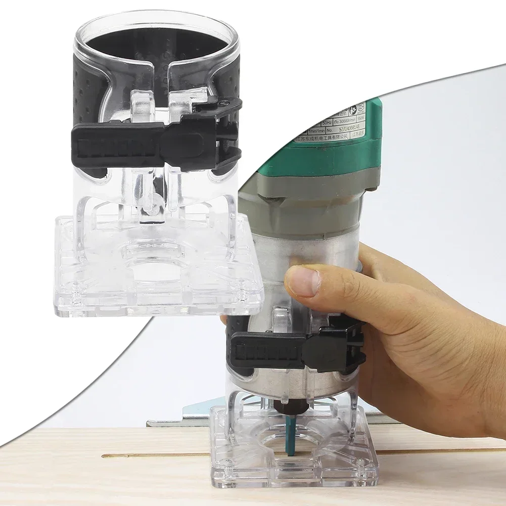 Hot Sale Base Cover Electric Power Tools Transparent Wooden Router Woodworking Cutter Fixing For Trimming Machine