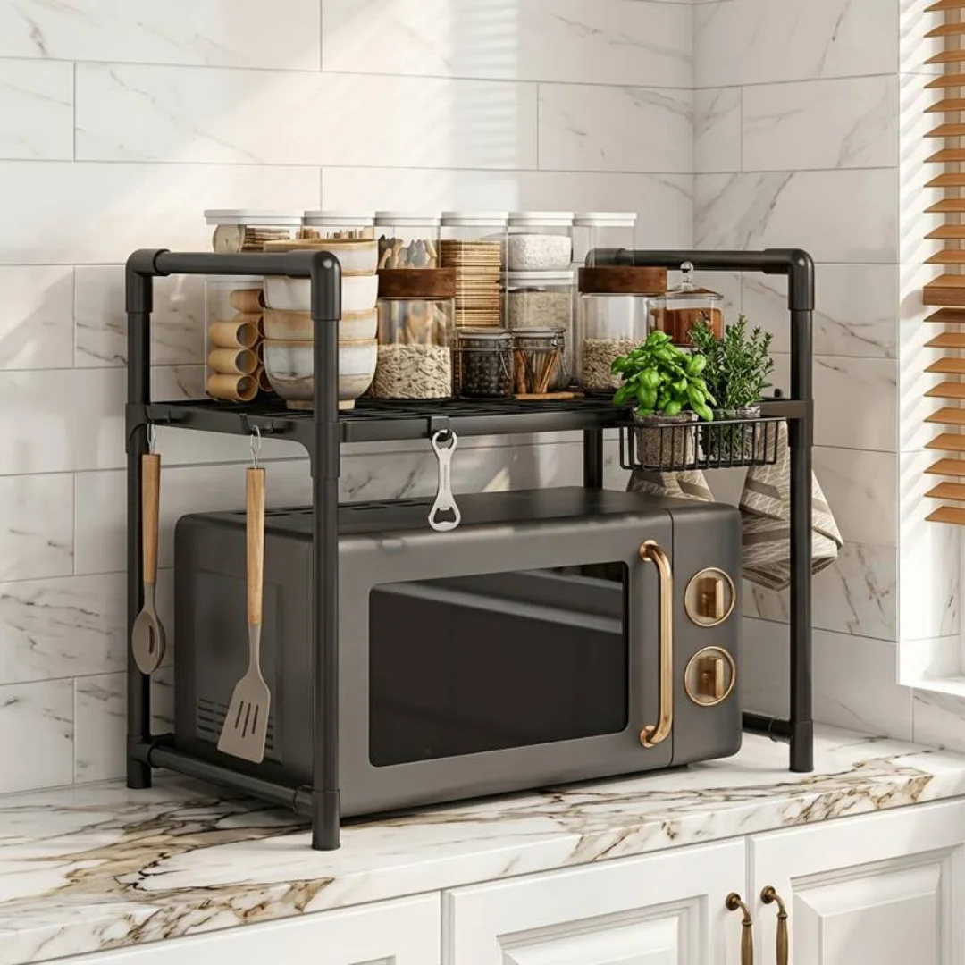 Multifunctional Microwave Rack - Kitchen Appliances Stores ulasan dan harga