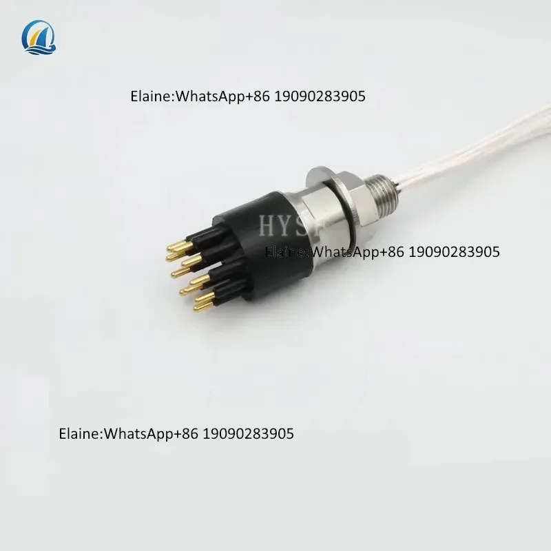 Custom IP69K Waterproof Subsea Underwater Wet Connector 5A ROV Equipment Bulkhead Connectors 10P Pin Wire Length1M