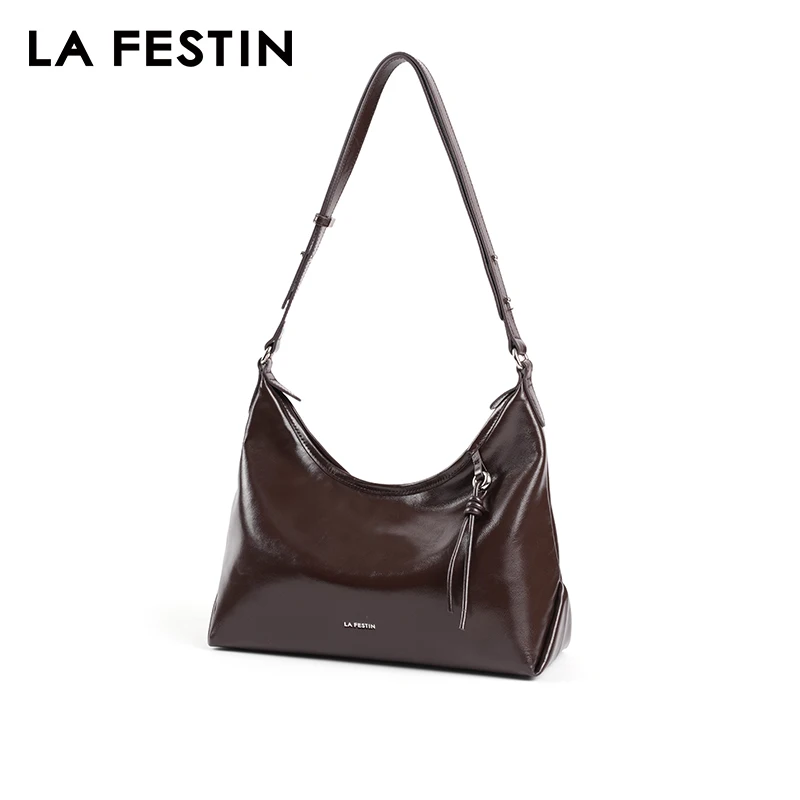 LA FESTIN Original Brand Designer Bag Shoulder Crossbody Bag Fashion Women Bag Retro Female Bag High Quality Bag Leather Bag
