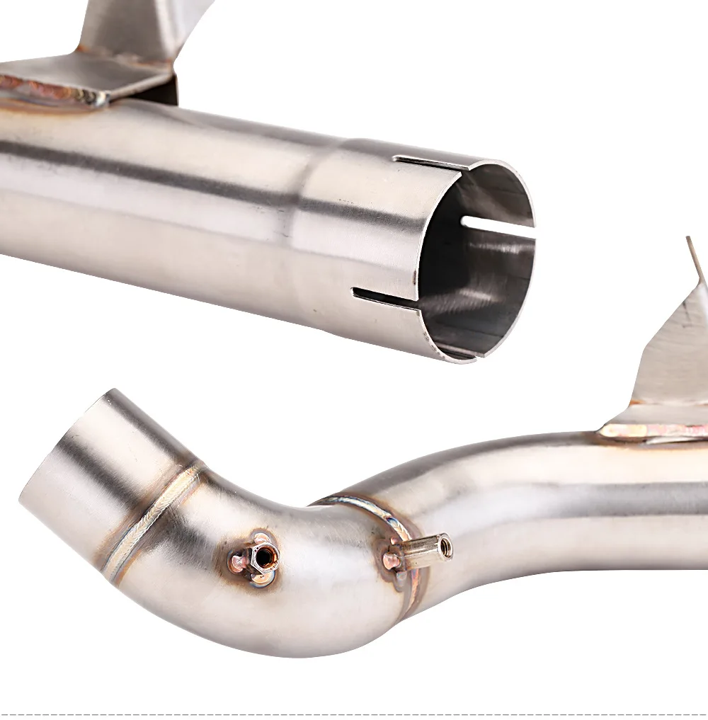 BMW F750GS F850GS 2018-2023 F750 F850 GS ADV 오토바이 배기 시스템 머플러 중간 연결 파이프 51MM 슬립온