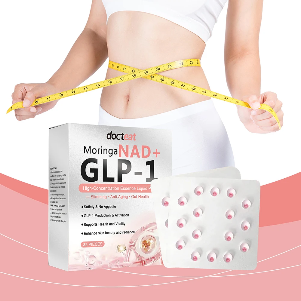 GLP-1 Slimming Health Ultra Concentrated Essence Liquid Pearls With NADs+ Moringa for Weight Loss Fast Acting Slimming Capsule