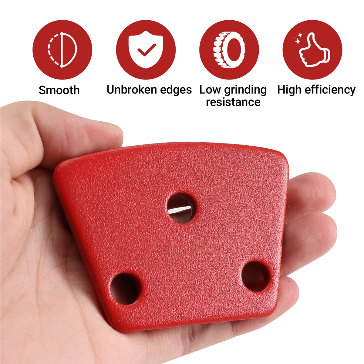 30 Grit Metal Bond Scraper Trapezoid Diamond Floor Grinding Pad Disc for Removing Adhesives Spots Joints