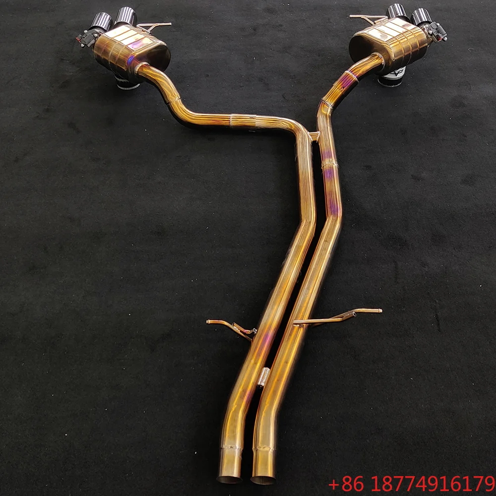

HOT Selling OBM High Performance Titanium Muffler Catback Exhaust Pipes for 3.0T 2014- Valvetronic Modified Sounds