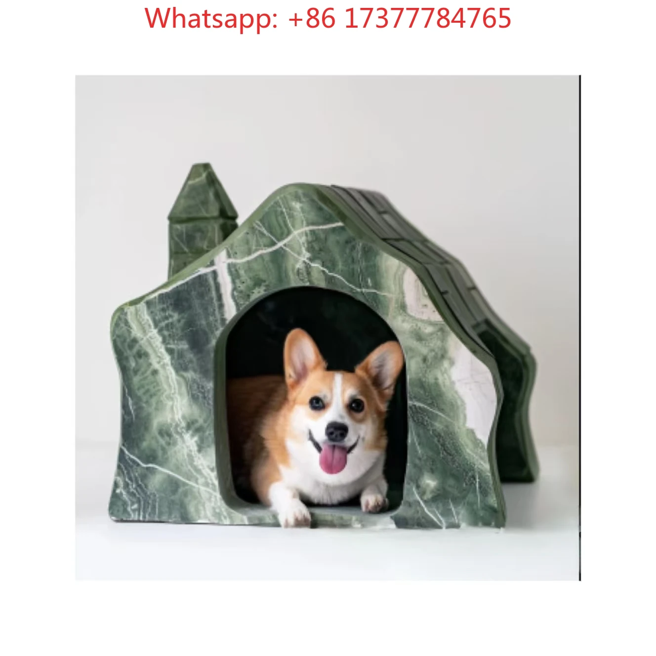 Luxury Pet Cat Dog Cave Bed House Marble Winter Warm Cat House Pet Bed Dog House Pet Beds & Accessories