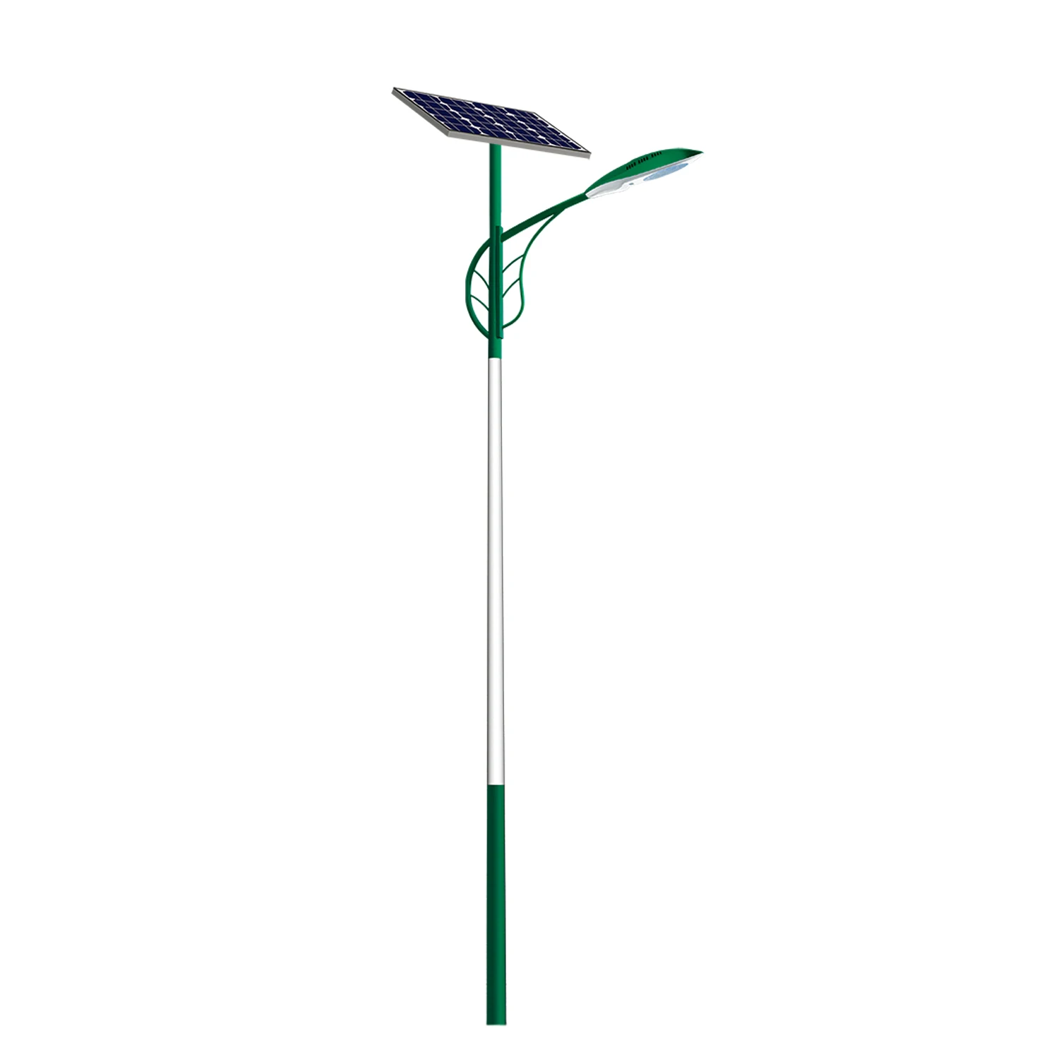 New Design 50W 100W 150W IP65 Rated Aluminum Solar LED Street Lights with DC Input RoHS Certification for Outdoor Road Lighting