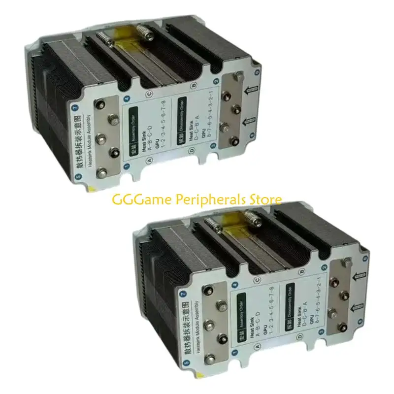 U55B 冷却ファン GPU 冷却ファンサーバーヒートシンク V100 SXM2 GPU グラフィックスカードアクセサリー用インテリジェント温度制御