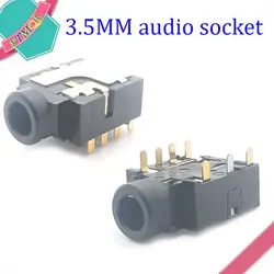 2-20pcs 3.5 mm A udio Jack Socket Connector For HP Asus Dell Lenovo Laptop MIC Headphone Combo port 7pin