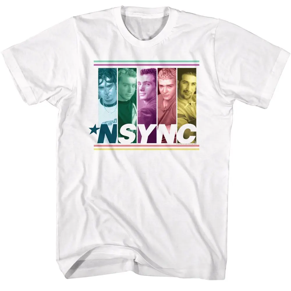 

NSYNC Multicolored Boxes Music Shirt