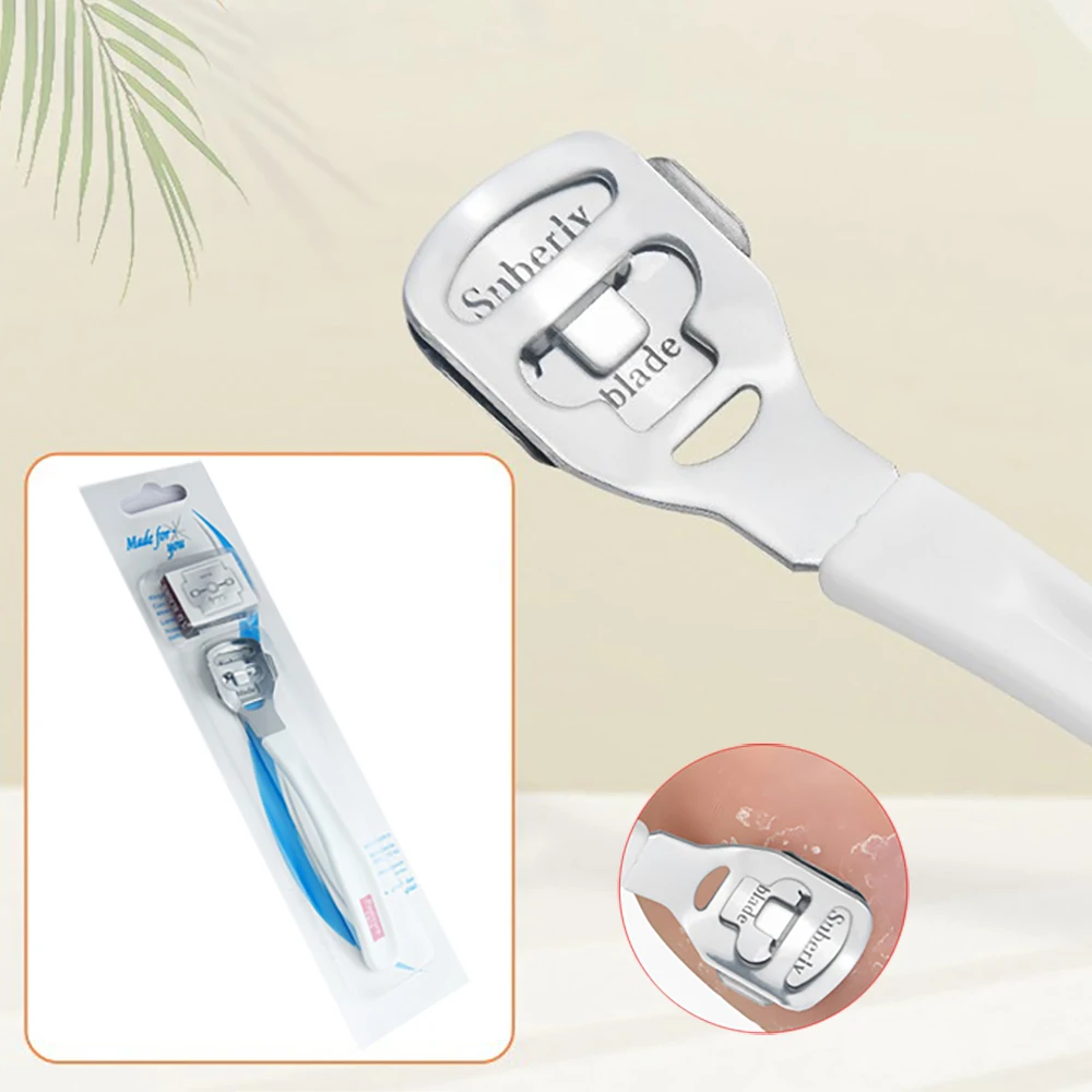 Pediküre-Werkzeug-Set – Hornhautentferner aus Edelstahl, Fußraspel und Messer abgestorbener Haut, Maniküre-Set in Salonqualität für Zuhause/Spa
