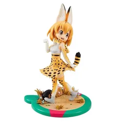 KADOKAWA-Leptailurus Serval Kemono Friends Kingdom 1/7, 22cm, modelo de colección auténtico, juguete de personaje de animación