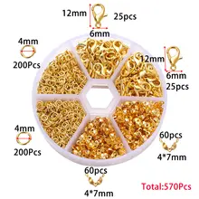 Jewelry Findings Set with Clasp and Rings #2