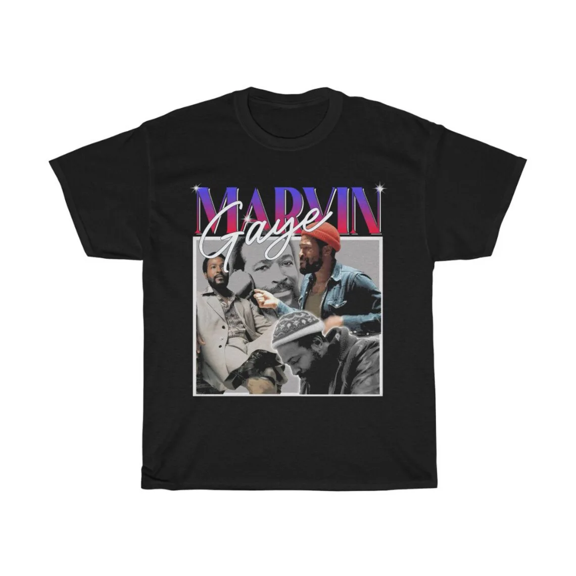 

Marvin Gaye T-shirt For Men Women Tee Size S-4XL EL029