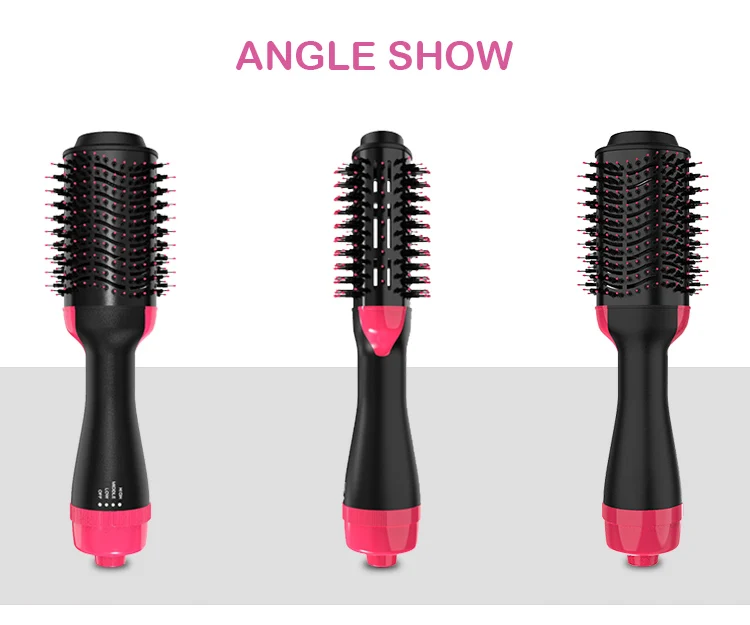 SMET 4-in-1 Styling Tools Hair Blow Dryer Brush 1000W AC Motor Ionic with Diffuser for Women for Hotel Use