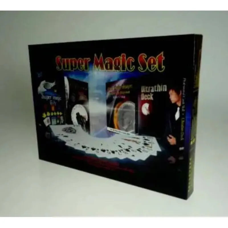 

Coin Magic and Manipulation Cards Set Magic Tricks Super Magie Set Gift For Kids Children Puzzle Toy Close Up Street Magia