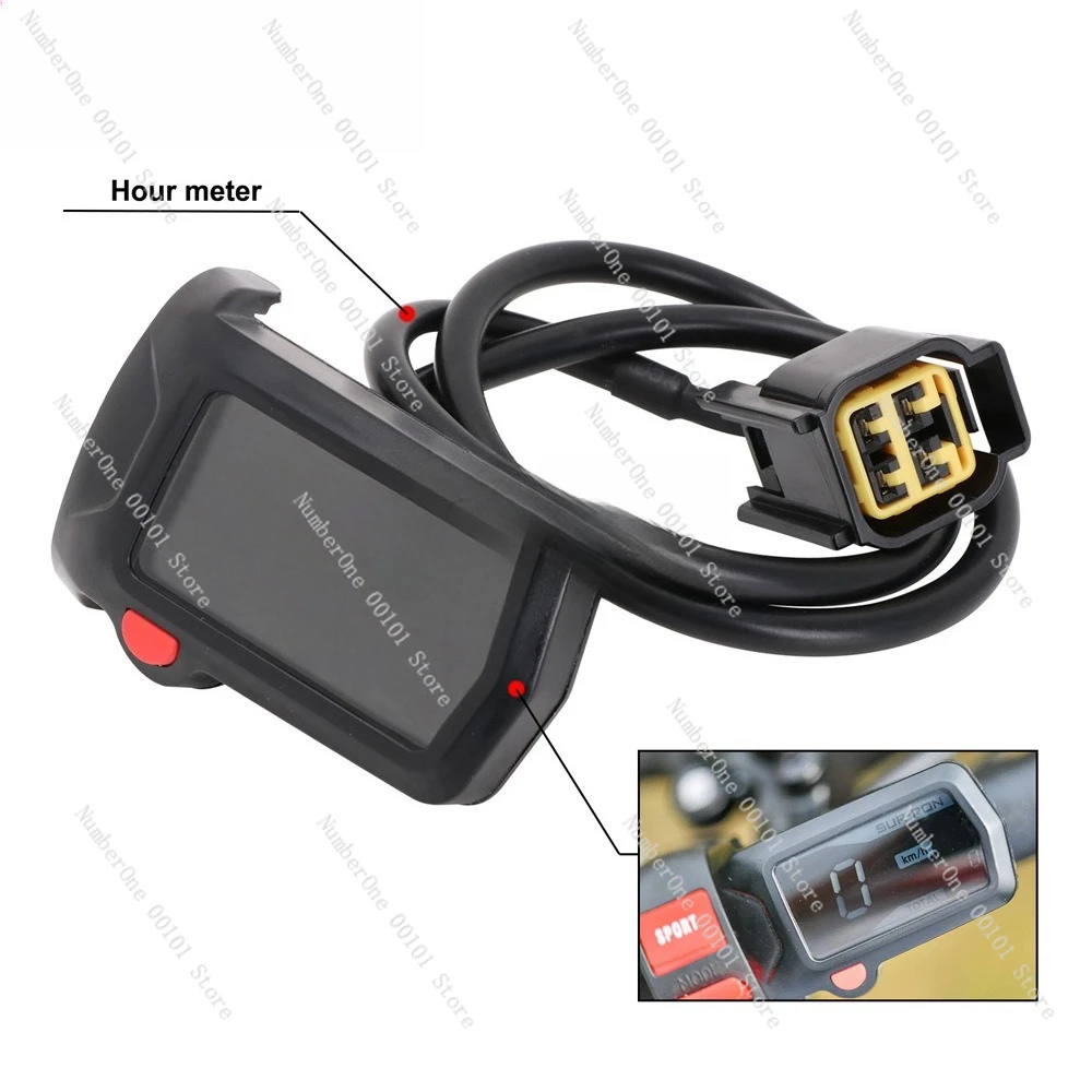 Suitable for light bee off-road motorcycle modification accessories high hardness measuring speed instrument assembly