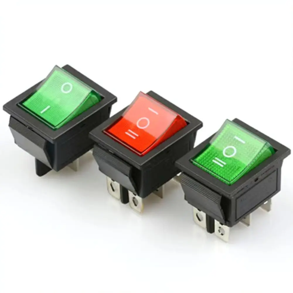 For Honniu KCD4 Waterproof Rocker Switch Boat Style Power Toggle 30A 16A Electric Control Component For Industrial Equipment