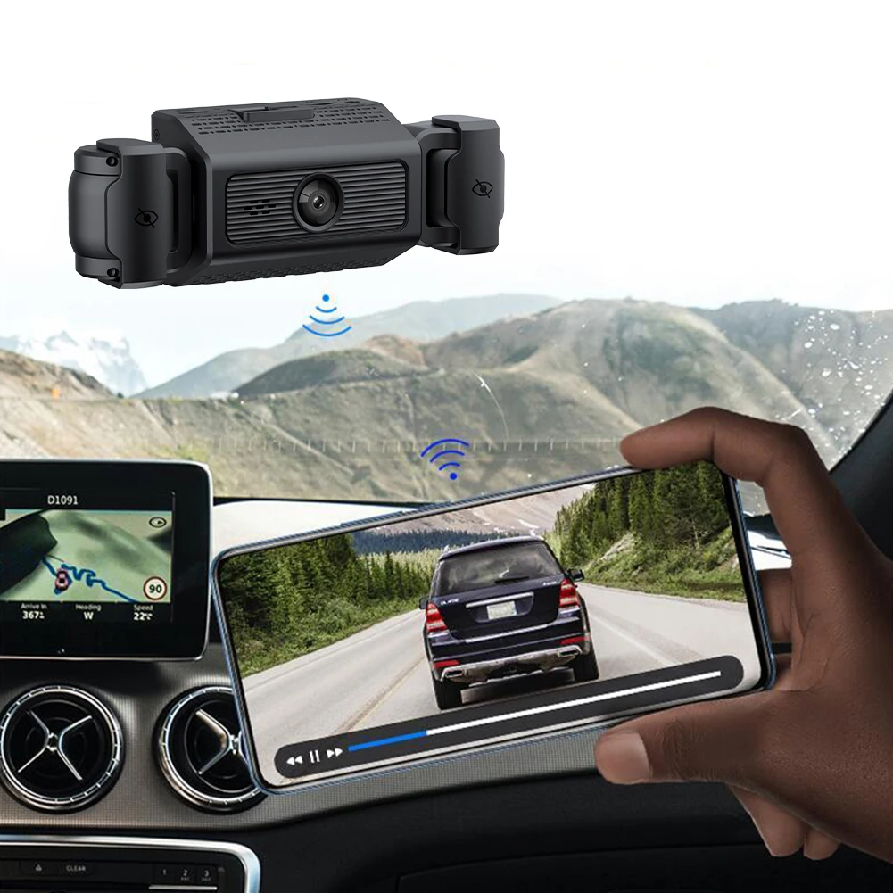 

4 Channel 1080P Car Dash Camera Night Vision Driving Video Recorder 24H Parking Monitor Car Camera for Cars