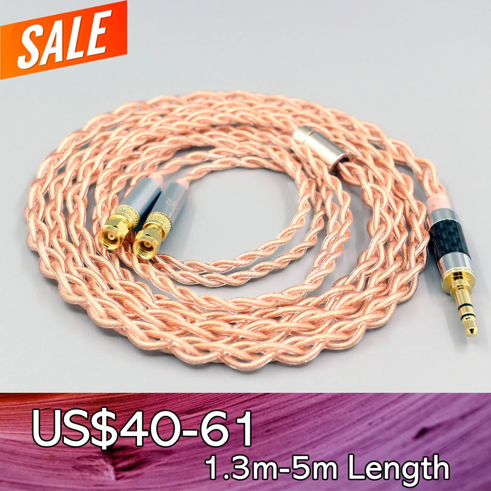 4 Core 1.7mm Litz HiFi-OFC Earphone Braided Cable For HiFiMan HE400 HE5 HE6 HE300 HE4 HE500 HE6 Earphone headset LN008082