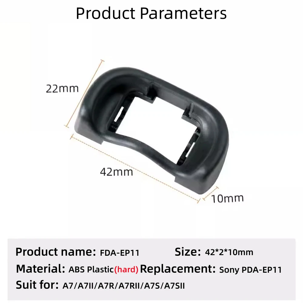 Hard Plastic FDA-EP11 Camera Eyecup Viewfinder Eyepiece EP-11 Protective Cap for Sony A7 II A7II A7R A7RII A7S A7SII Accessories
