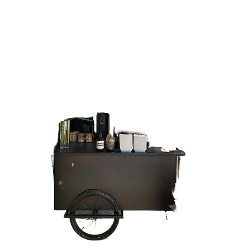 

Removable metal mobile candy cart Coffee cart Mobile coffee cart with wheels