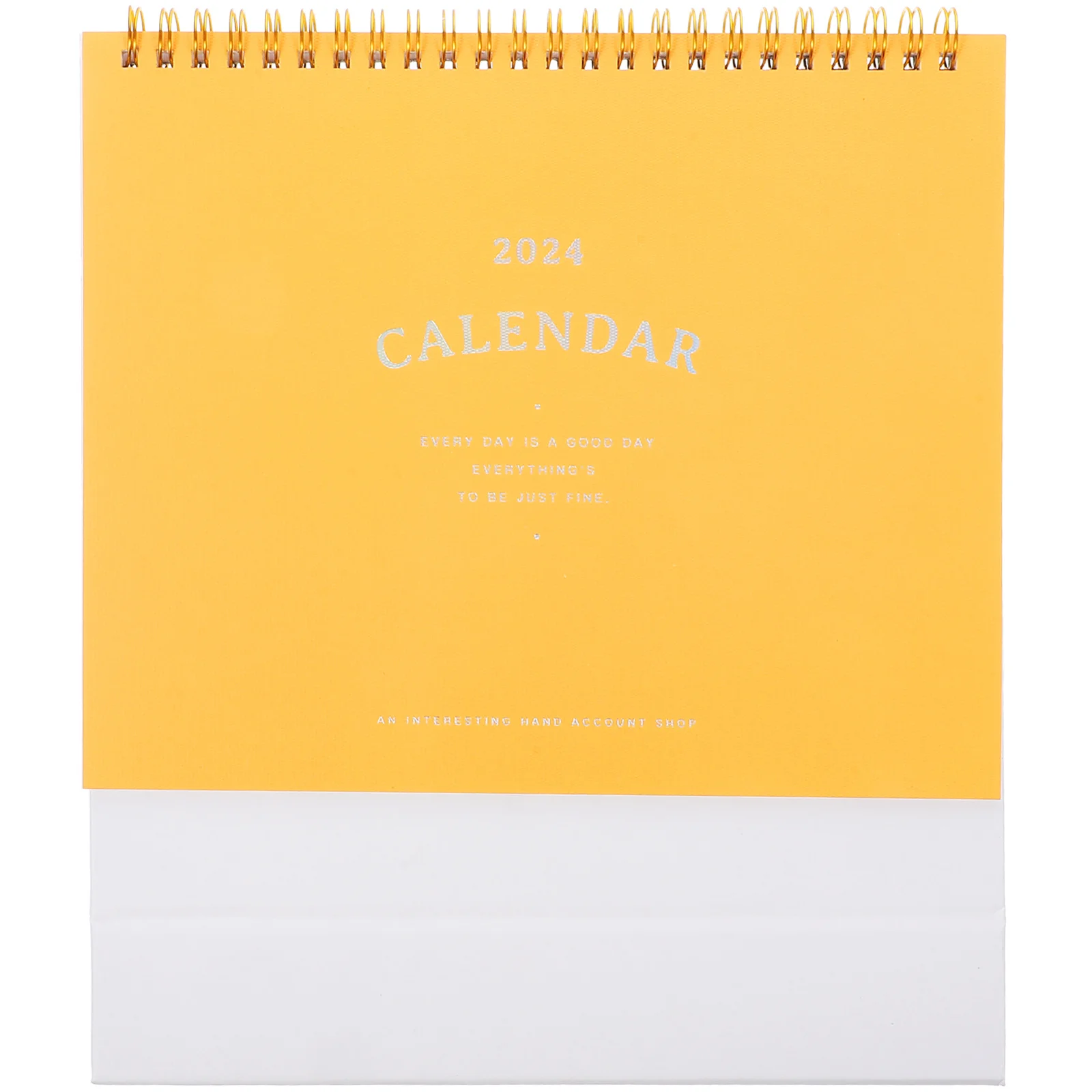 

1pc Desk Standing Flip For Desk Small Desktop Calendar 2024 Office Supply Table Calendar 2024 Home Furnishing Decor