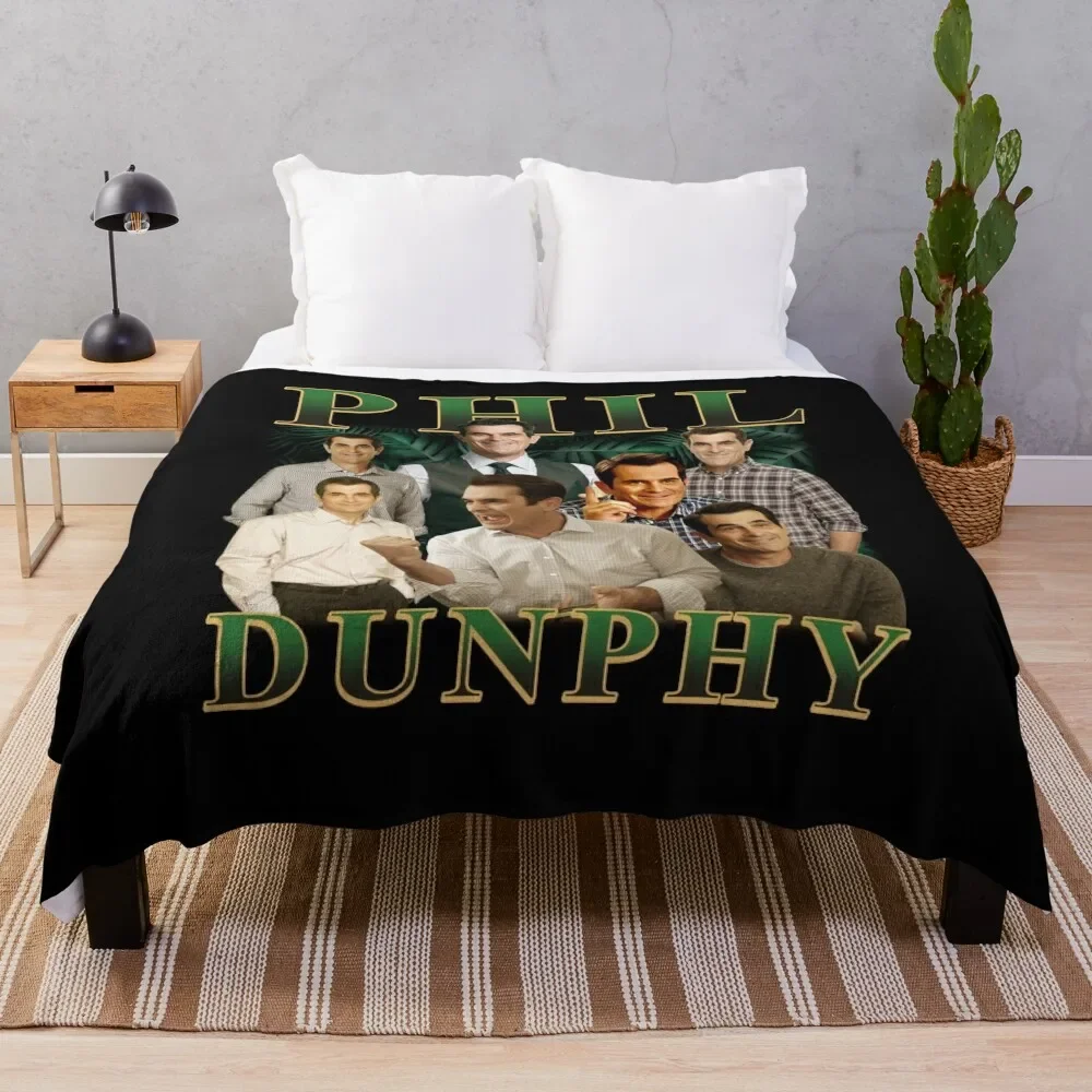 

Vintage Phil Dunphy Comfort Colors Throw Blanket Beach Hairy blankets ands Blankets For Bed Blankets