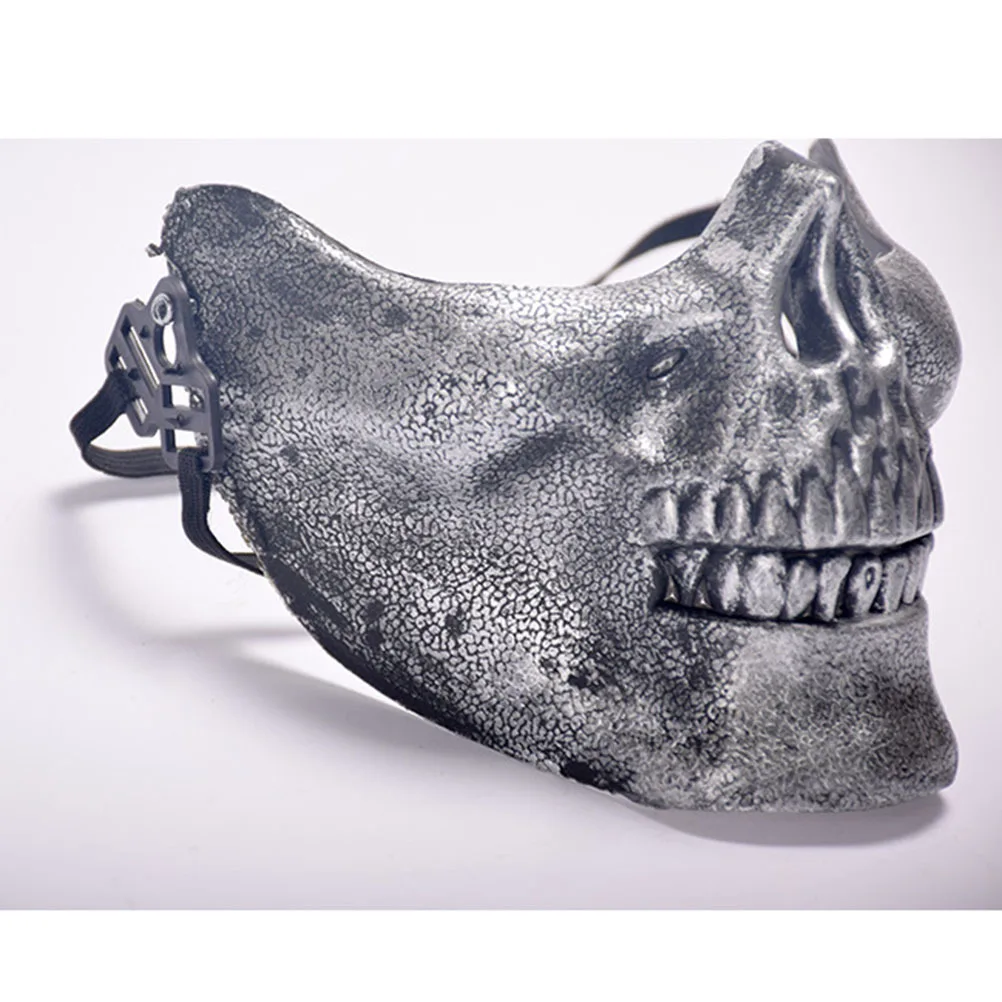 

3Pcs Half Face Masks Scary Skull Masquerade Masks for Halloween Costume Party Cosplay Hunting Game Halloween Costumes