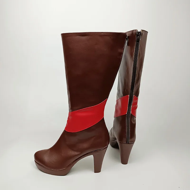 Hazbin تأثيري فندق ALASTOR تأثيري أحذية أحذية الكبار الرجال النساء هالوين حذاء أحمر أنيمي تأثيري